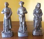 3 BRONZEN BEELDJES UIT 1905, Ophalen of Verzenden, Brons