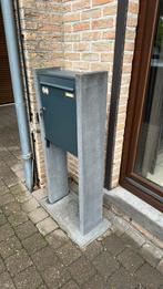 Brievenbus blauwe steen, Tuin en Terras, Brievenbussen, Ophalen, Zo goed als nieuw