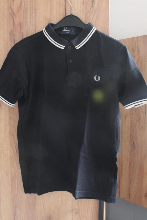 Fred Perry polo (M), Kleding | Heren, Polo's, Maat 48/50 (M), Zwart, Ophalen of Verzenden
