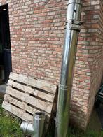 Dubbelwandige inox buis, Huis en Inrichting, Kachels, Ophalen