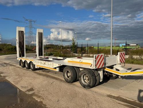 Gheysen & Verpoort aanhang dieplader, 5 as, Bladvering, 50 T, Zakelijke goederen, Landbouw | Onderdelen | Banden, Velgen en Assen