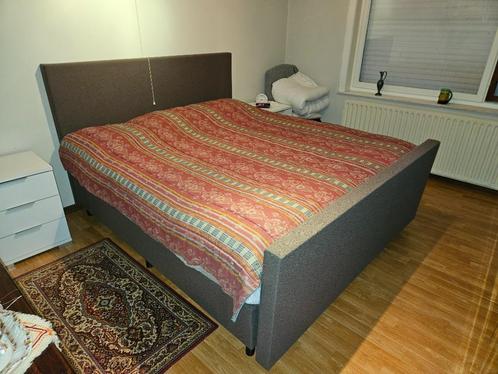 Boxspring Liv - 180x200cm - grijs, Huis en Inrichting, Slaapkamer | Boxsprings, Nieuw, 180 cm, 200 cm, Tweepersoons, Grijs, Ophalen