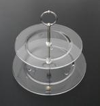 Vintage Walther glas etagere, Antiek en Kunst, Antiek | Glaswerk en Kristal, Ophalen of Verzenden