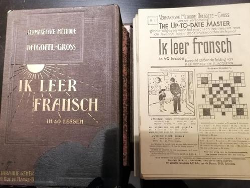 J'APPRENDS LE FRANÇAIS EN 40 leçons, Manuel de 1939, Antiquités & Art, Antiquités | Livres & Manuscrits, Enlèvement ou Envoi