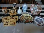 Assiettes et vases chinois/japonais, très bon état, Enlèvement ou Envoi