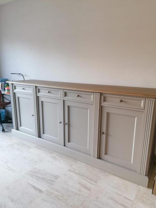 Dressoir en vitrinekast (+tafel optioneell), Huis en Inrichting, Kasten | Dressoirs, Gebruikt, Ophalen