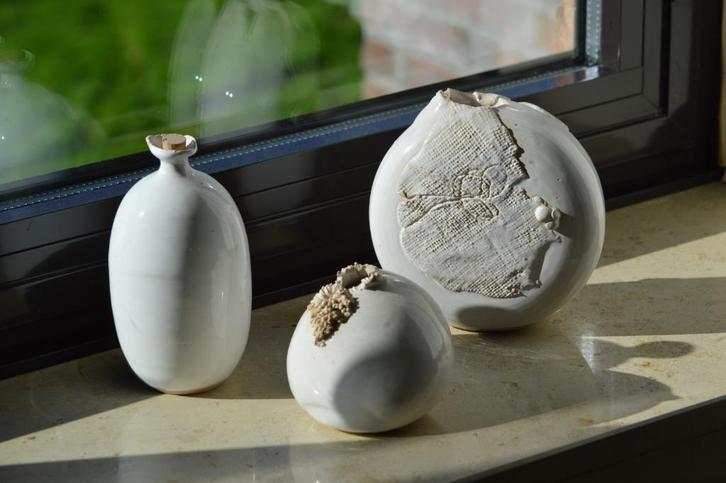 Keramiek "Grès d'Art Dubois" / 3-delige SET / uit 1975-1980, Antiquités & Art, Antiquités | Céramique & Poterie, Enlèvement ou Envoi