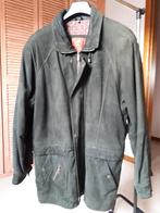 Suede winterjas man groen maat 52, Kleding | Heren, Jassen | Winter, Ophalen, Maat 52/54 (L), Zo goed als nieuw, High Qual Leath VanEepoel