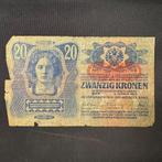Austria - 20 Kronen 1913 - P 52 - F - 0029, Postzegels en Munten, Verzenden, Overige landen, Los biljet