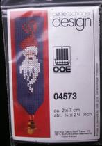 3 maal Mini Schellekoord OOE Kerstman compleet borduurpakket, Ophalen of Verzenden, Nieuw, Borduurpakket