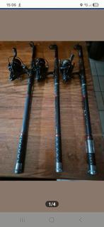 3 telescoop hengels 390 cm, Ophalen of Verzenden, Molen