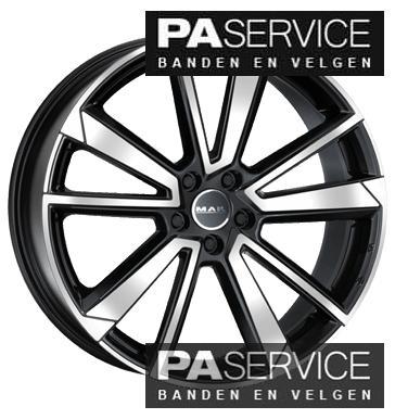 Nw 21 inch MAK Five Star VOLVO XC90 set inc Dunlop RT2 &TPMS, Auto-onderdelen, Banden en Velgen, Velg(en), 21 inch, Nieuw, Ophalen of Verzenden