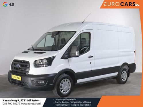 Ford Transit 130pk L2H2 Trend Automaat Airco Navigatie Cruis, Auto's, Bestelwagens en Lichte vracht, Bedrijf, Te koop, 360° camera