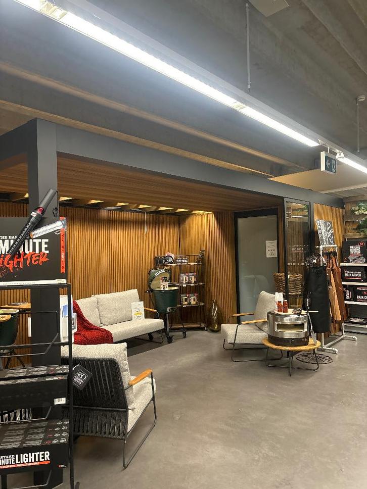 Tuinhuis thermowood aluminium, Tuin en Terras, Tuinhuizen, Zo goed als nieuw, Tuinhuis, Overige materialen, 500 cm of meer, 200 tot 400 cm