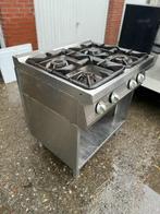 rvs gasfornuis, Ophalen of Verzenden, Gebruikt, Fornuis, Frituur en Grillen