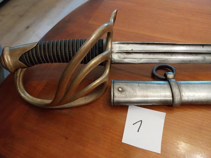 Sabre Troupe Mod 1854 Dragon/Cuirassier Frankrijk, Verzamelen, Militaria | Algemeen, Overige soorten, Zwaard of Sabel, Ophalen of Verzenden