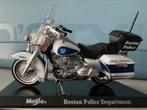 Service de police Maisto Harley-Davidson de Boston 1:18, Hobby & Loisirs créatifs, Comme neuf, Enlèvement ou Envoi