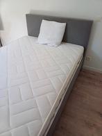 Stoffen boxspring  / pocket veren matras, Huis en Inrichting, Slaapkamer | Boxsprings, Ophalen, Zo goed als nieuw