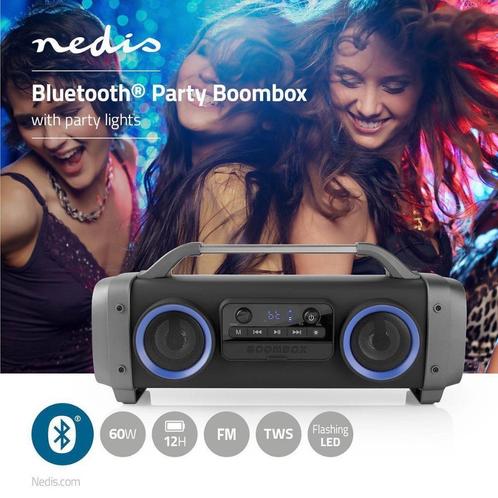 Bluetooth party boombox, Audio, Tv en Foto, Luidsprekerboxen, Nieuw, 60 tot 120 watt, Ophalen of Verzenden