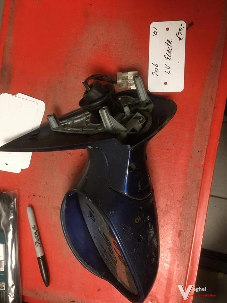 Peugeot 206 2001 spiegel links electr, Autos : Pièces & Accessoires, Rétroviseurs, Utilisé, Enlèvement ou Envoi