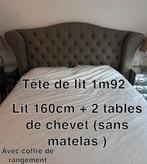 Bed, Huis en Inrichting, Ophalen, Tweepersoons, Zo goed als nieuw, 160 cm