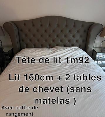 Lit, Comme neuf, Enlèvement, Deux personnes, 160 cm