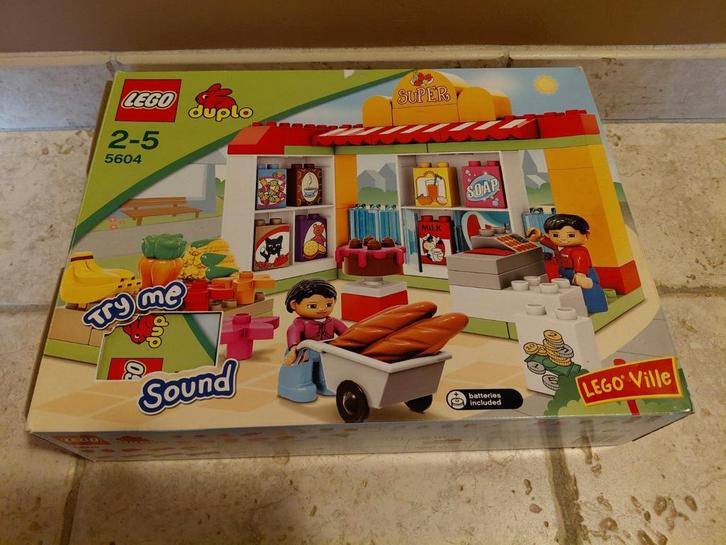 Lego Duplo 5604 suppermarkt, Kinderen en Baby's, Speelgoed | Duplo en Lego, Zo goed als nieuw, Duplo, Ophalen of Verzenden
