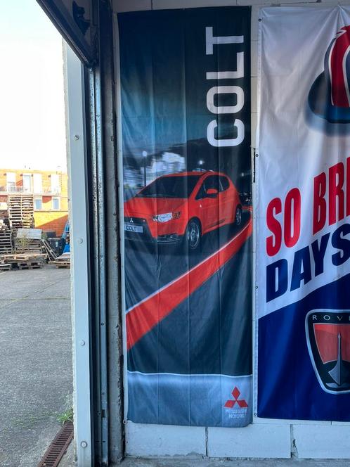 Vlag/banner automerken, Verzamelen, Automerken, Motoren en Formule 1, Gebruikt, Auto's, Ophalen