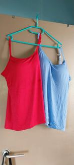 A vendre, 2 nouveaux hauts avec un modèle de buste, achetés, Vêtements | Femmes, Tops, Enlèvement, Neuf, Taille 42/44 (L), Sans manches