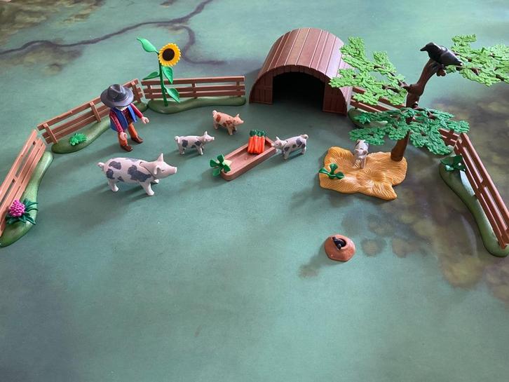 Playmobil Set 5122 Country - Varkenshoeder met varken/bigget, Kinderen en Baby's, Speelgoed | Playmobil, Zo goed als nieuw, Complete set