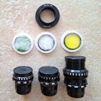 Kiev-16U  3 lens set Mir-11M/Vega-7-1/Tair-41M-4, Ophalen of Verzenden, Gebruikt, Groothoeklens