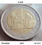 2 Euromunten Slowakije, Postzegels en Munten, Munten | Europa | Euromunten, Ophalen of Verzenden, Slowakije, 2 euro, Losse munt