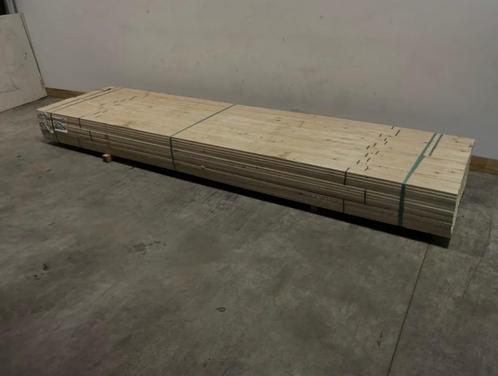Ongebruikte Vuren plank geschaafd +/- 20mm x 36mm x 4200mm, Doe-het-zelf en Bouw, Hout en Planken, Nieuw, Plank, Vuren, 300 cm of meer