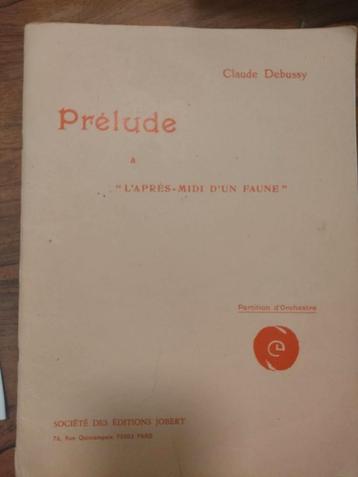 Prelude van „The Afternoon of a Faun”, Claude Debussy.  beschikbaar voor biedingen