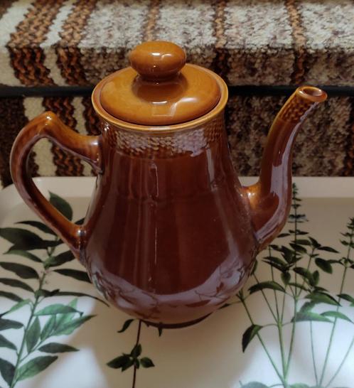 Cafetière brune Vintage, Antiek en Kunst, Antiek | Servies los, Ophalen of Verzenden