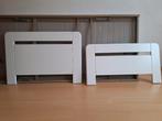 lit simple blanc complet avec suspension + matelas, Maison & Meubles, Chambre à coucher | Matelas & Sommiers, Comme neuf, 90 cm