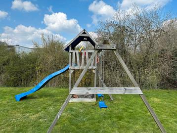 Maison de jeu Wickey avec toboggan et bac à sable, Enlèvement, Utilisé, Toboggan