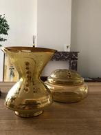 Vaas en bonbonnière Booms glas, Antiek en Kunst, Ophalen