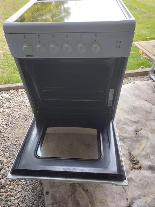 keramische kookplaat met hete lucht oven, Elektronische apparatuur, Ovens, Gebruikt, Vrijstaand, Oven, 60 cm of meer, 45 tot 60 cm