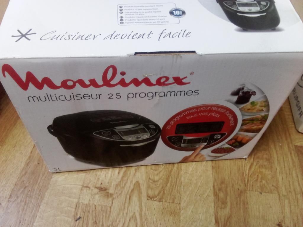 Autocuiseur MOULINEX 25 programmes, Maison & Meubles, Enlèvement ou Envoi, Neuf, Autres matériaux, Casserole ou Cocotte-minute