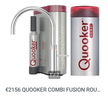 Quooker Cube + Pro 3/7 litres + acier inoxydable nordique, Enlèvement, Neuf, Robinet