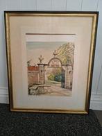 2 beaux grands cadres avec des images de Gijzegem et Mespel, Enlèvement