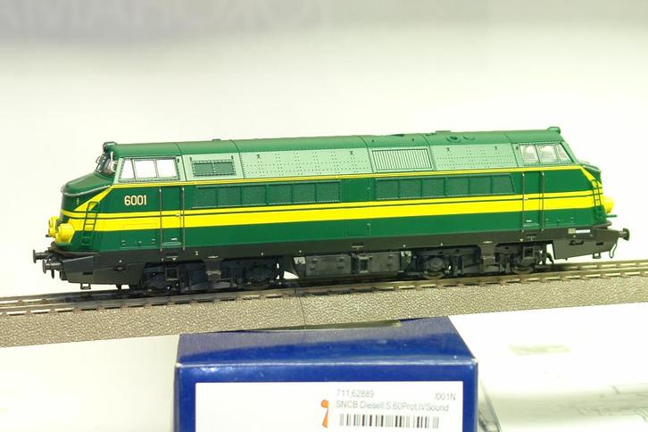 ROCO 62899 HO 6001 SNCB NMBS ST-GHISLAIN DC/CC SOUND, Hobby & Loisirs créatifs, Trains miniatures | HO, Utilisé, Locomotive, Roco