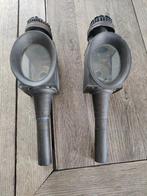 2 Vintage lantaarns voor kaarsen , stonden op koetsen vroege, Gebruikt, Ophalen of Verzenden, Kaars, 25 tot 50 cm