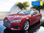 Audi A5 40TFSI 2.0I M-HEVCABRIOLET/190PK/DYNAMI, Auto's, 4 zetels, Zwart, 4 cilinders, Leder