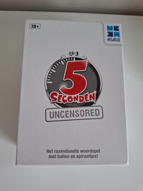 Spel: 5 seconden uncensored, Diversen, Overige Diversen, Zo goed als nieuw, Ophalen of Verzenden
