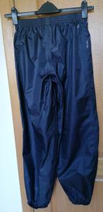 Quechua regenbroek blauw 13 jaar cm 160, Kinderen en Baby's, Broek, Jongen of Meisje, Ophalen of Verzenden, Zo goed als nieuw
