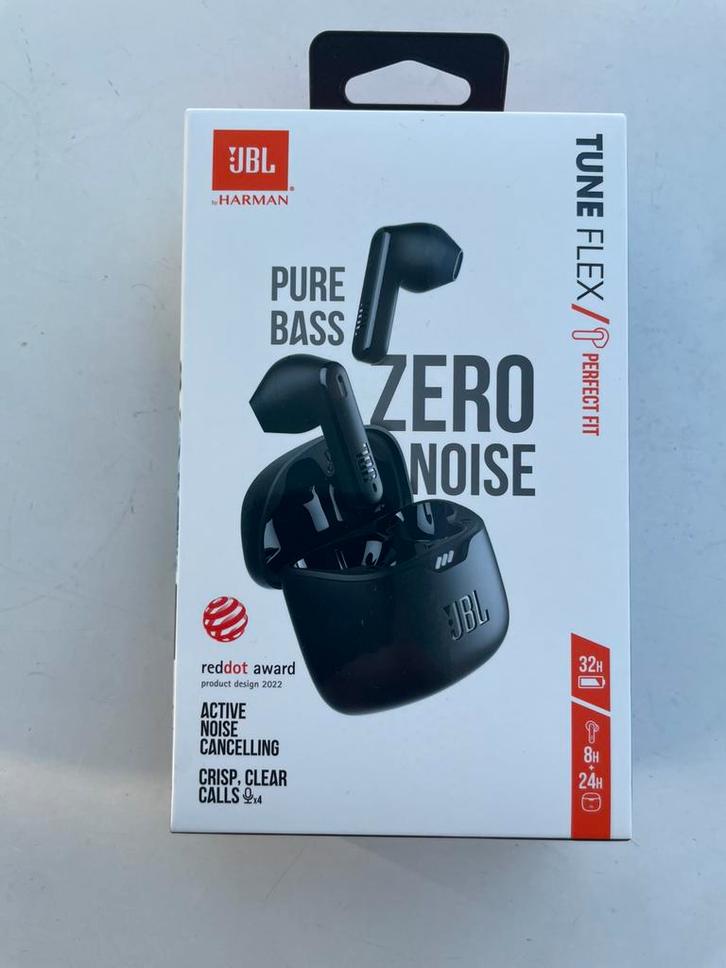 Écouteurs sans fils rechargeables JBL Tune Flex. Neufs., TV, Hi-fi & Vidéo, Casques audio, Autres marques, Bluetooth, Enlèvement ou Envoi