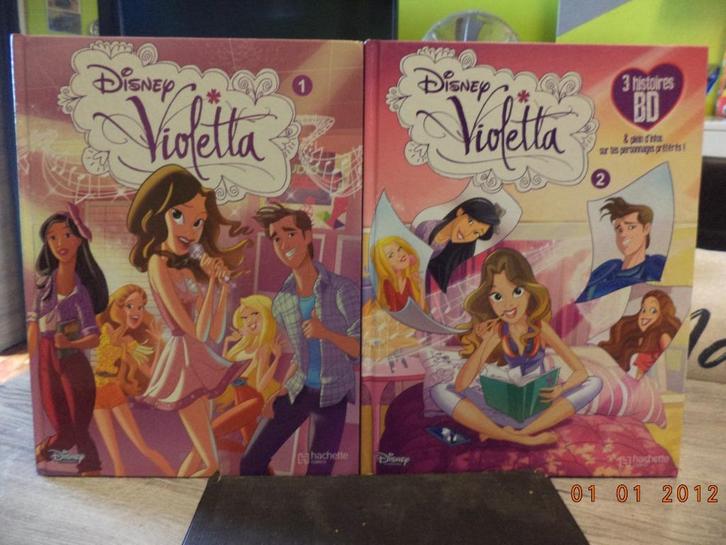 av 2 bd de violetta eo pour 5.00 euro, Boeken, Stripverhalen, Gelezen, Meerdere stripboeken, Ophalen of Verzenden