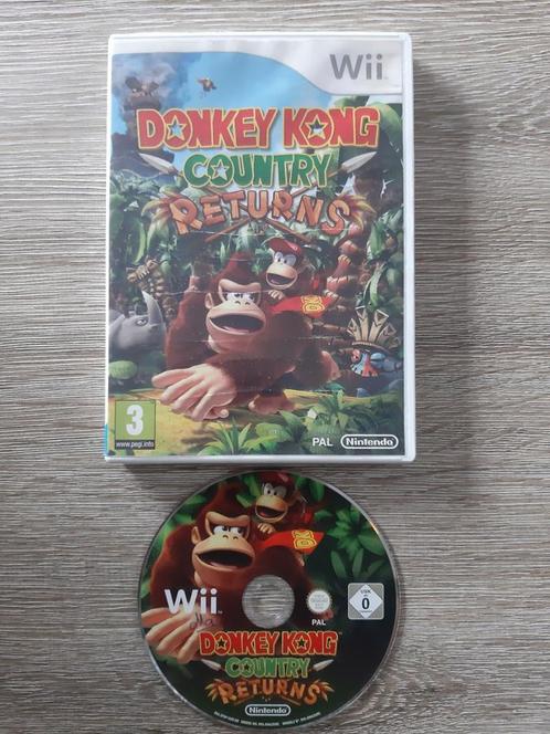 Nintendo wii donkey kong country returns, Games en Spelcomputers, Games | Nintendo Wii, Zo goed als nieuw, Ophalen of Verzenden